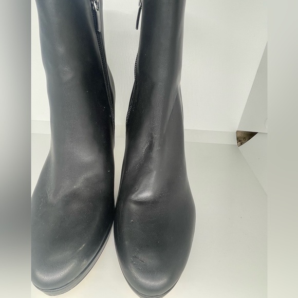 Nine West Womens  Platform High 4” Heel Ankle Boots Black  Size 8 - Picture 5 of 8